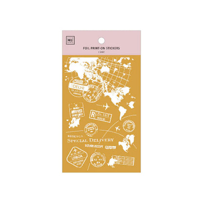 MU Gold Foil Sticker