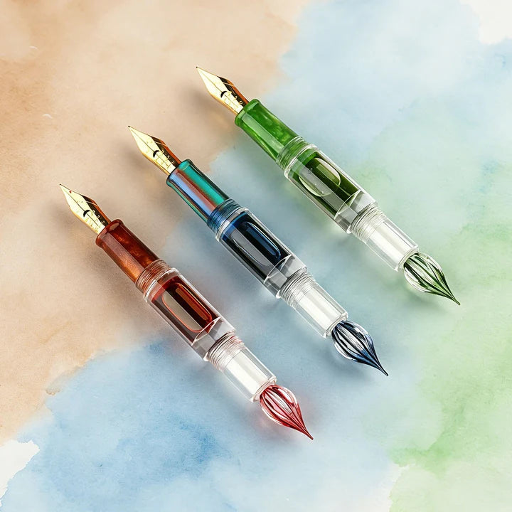 Majohn N15 (Moonman) Dual Pen - Glass Tip & Flex Tip