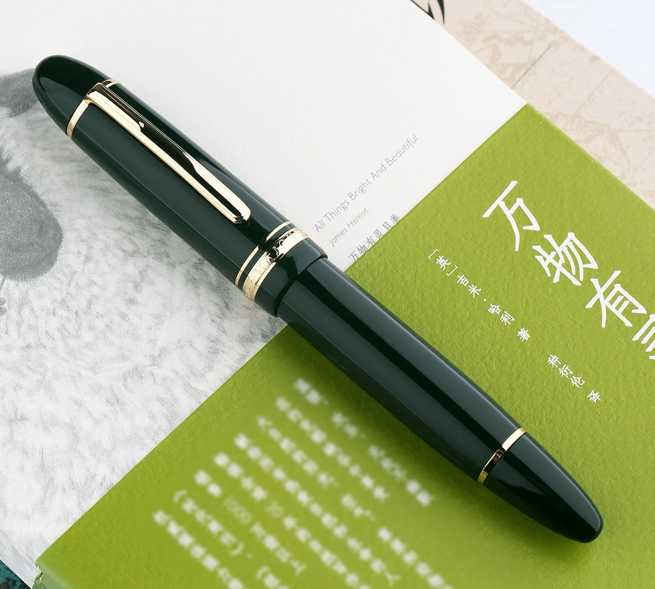 Majohn P141 (Moonman) Gold Clip Fountain Pen