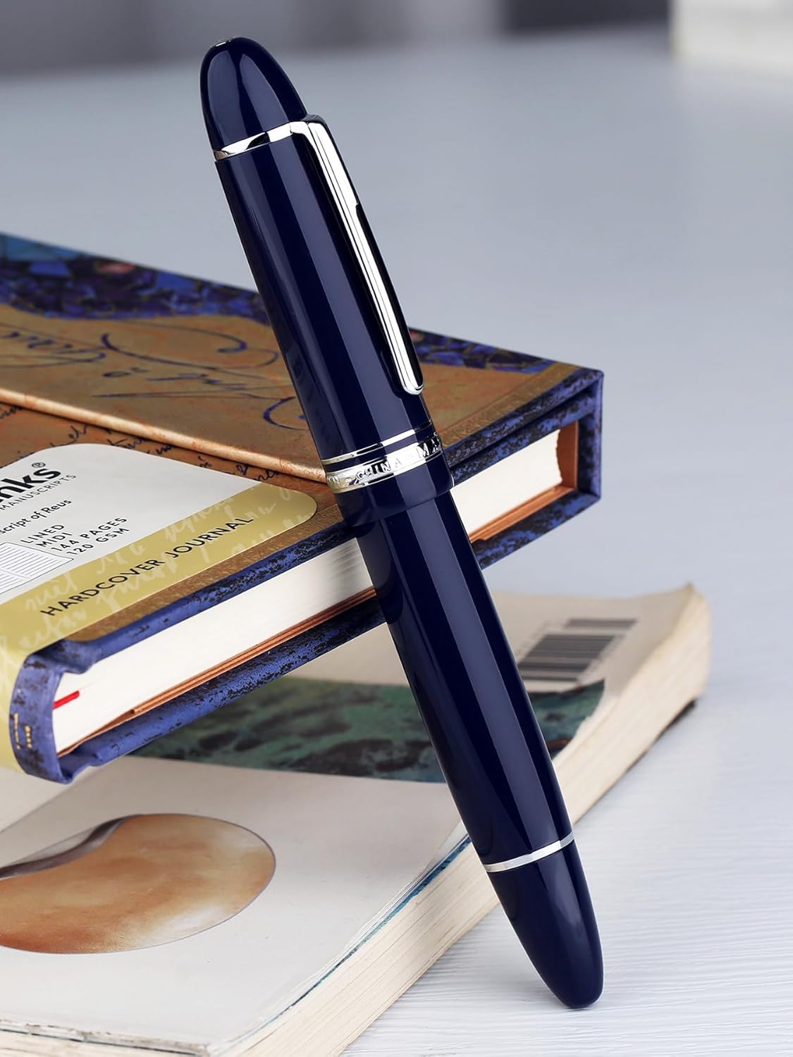 Majohn P141 (Moonman) Silver Clip Fountain Pen