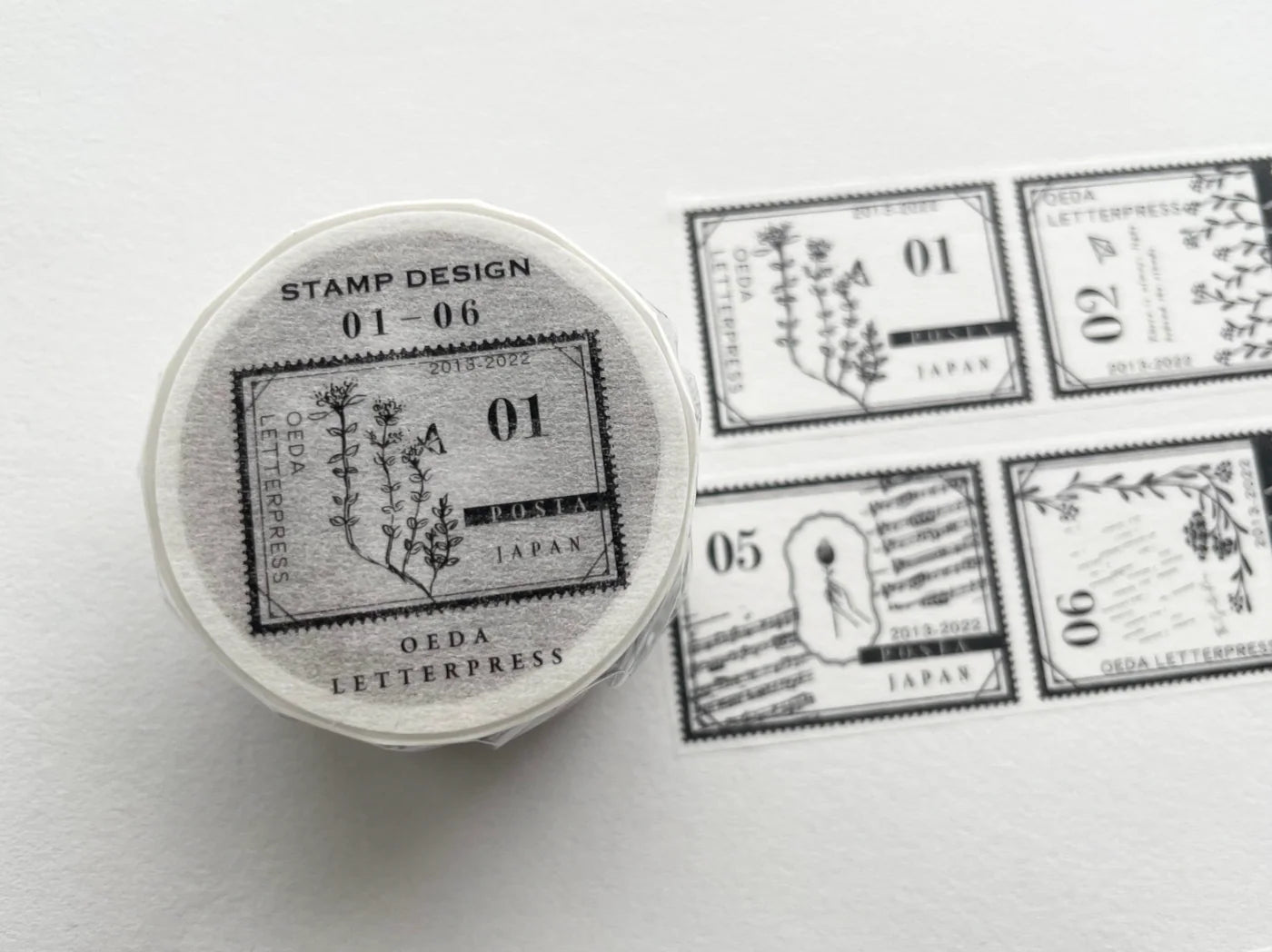 OEDA Letterpress Masking Tape MT017 & MT018 (25mm x 5m)