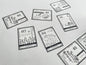 OEDA Letterpress Masking Tape MT017 & MT018 (25mm x 5m)