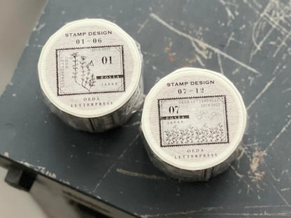 OEDA Letterpress Masking Tape MT017 & MT018 (25mm x 5m)