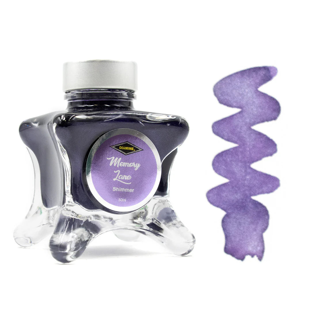 Diamine Inkvent Fountain Pen Ink (50ml) Green Edition - Shimmer