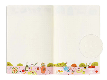 Midori Yuru Log Notebook B6