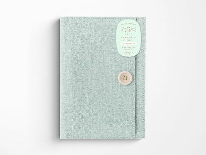 Midori Yuru Log Notebook B6 Cover (PVC & Cloth)