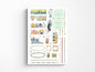Midori Yuru Log Sticker (2 Sheets)