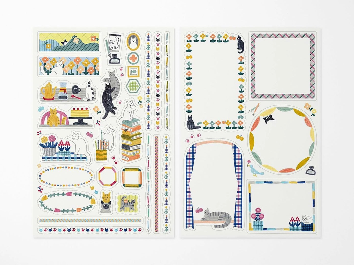 Midori Yuru Log Sticker (2 Sheets)