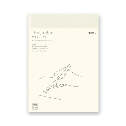 MIDORI MD Notebook Diary 2026 1 Day 1 Page