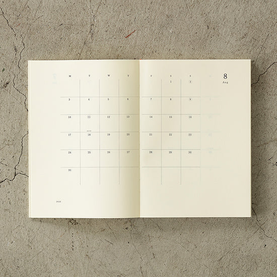 MIDORI MD Notebook Diary 2026