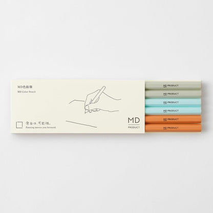 Midori Pencil Colored (Set of 6)