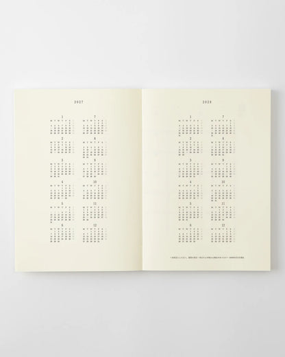 Midori MD Notebook Diary 2027