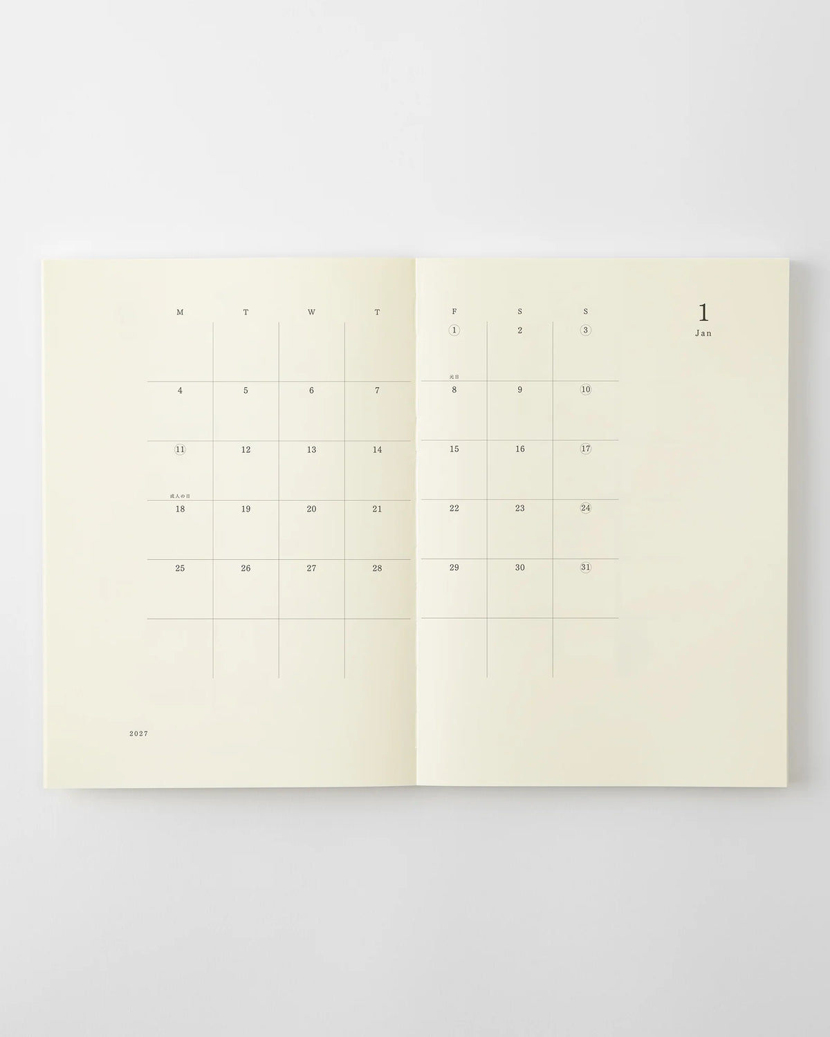 Midori MD Notebook Diary 2027