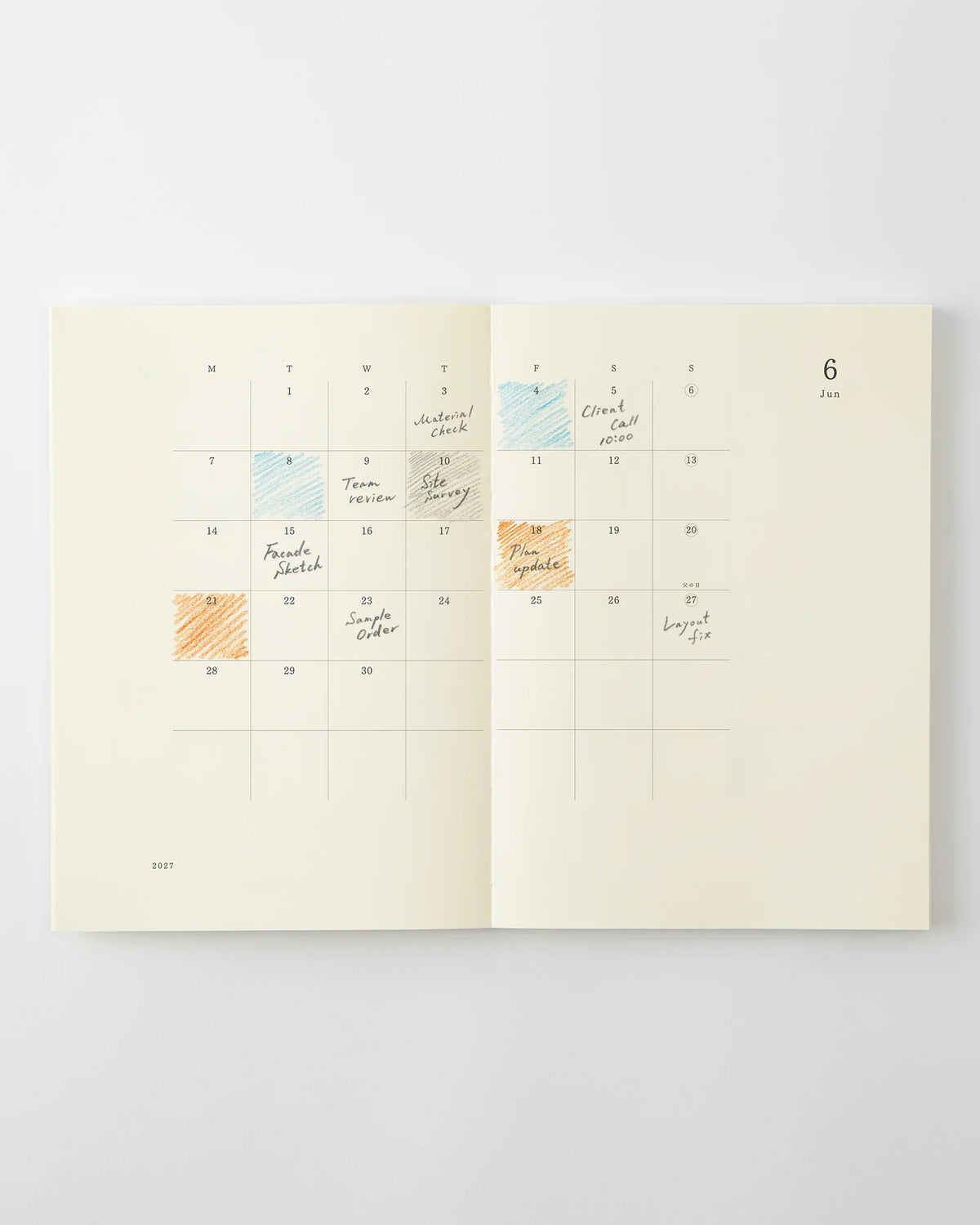 Midori MD Notebook Diary 2027