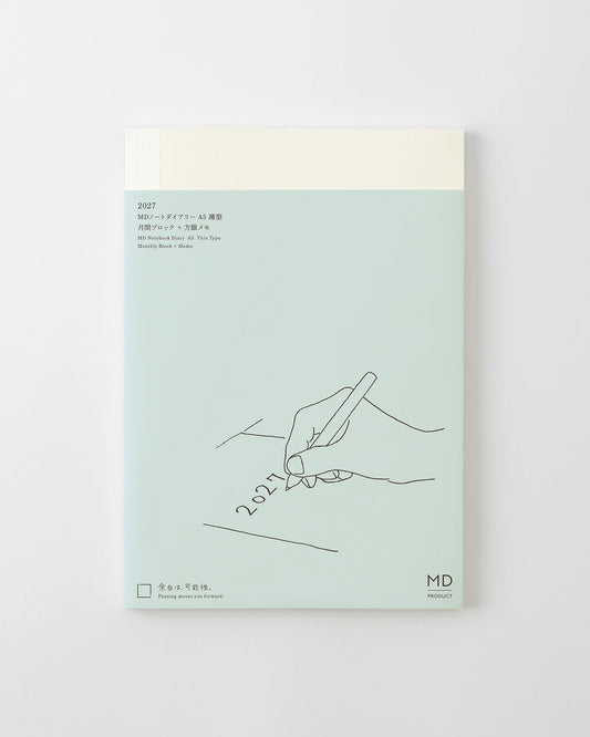 Midori MD Notebook Diary Thin 2027