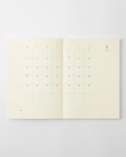 Midori MD Notebook Diary Thin 2027