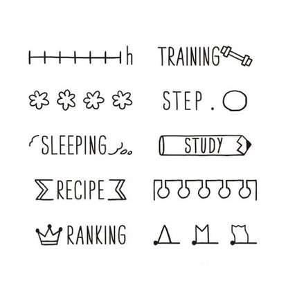 MIDORI Paintable Rotating Stamps