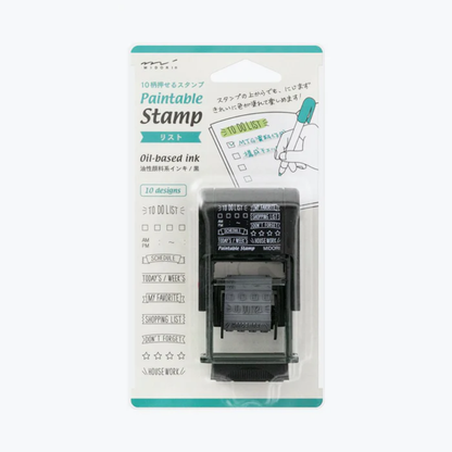 MIDORI Paintable Rotating Stamps
