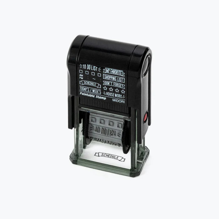 MIDORI Paintable Rotating Stamps