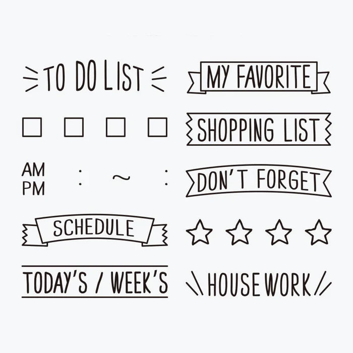 MIDORI Paintable Rotating Stamps