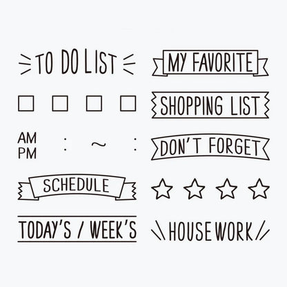 MIDORI Paintable Rotating Stamps