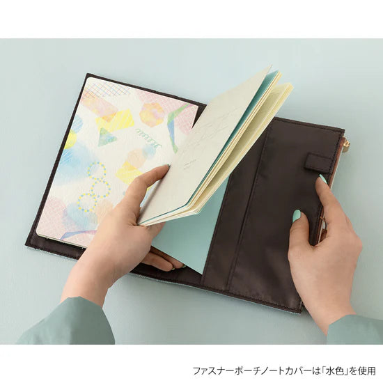 Midori Yuru Log Notebook B6 Cover (PVC & Cloth)