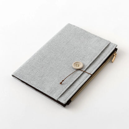 Midori Yuru Log Notebook B6 Cover (PVC & Cloth)