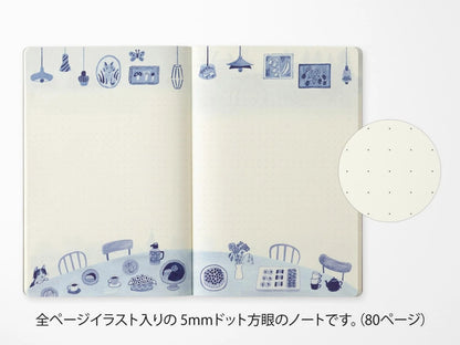 Midori Yuru Log Notebook B6