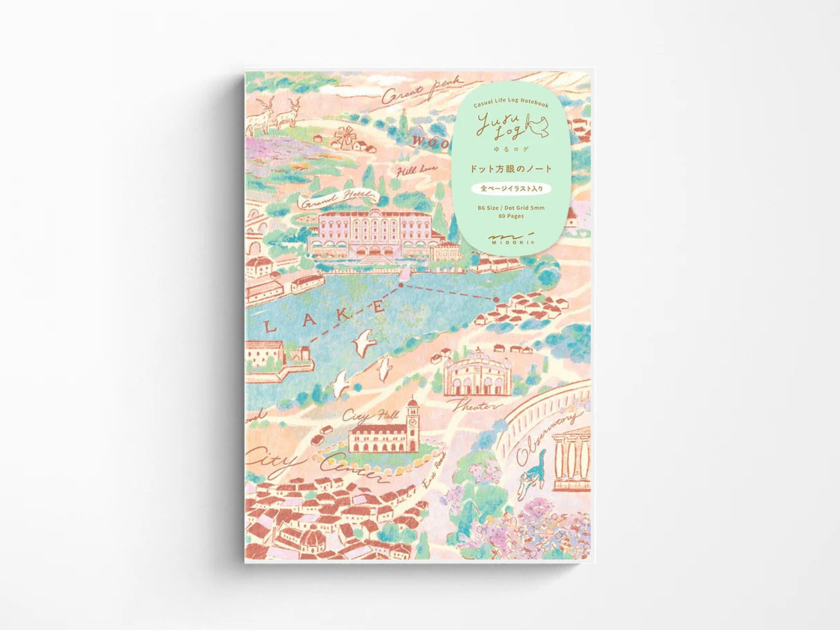 Midori Yuru Log Notebook B6