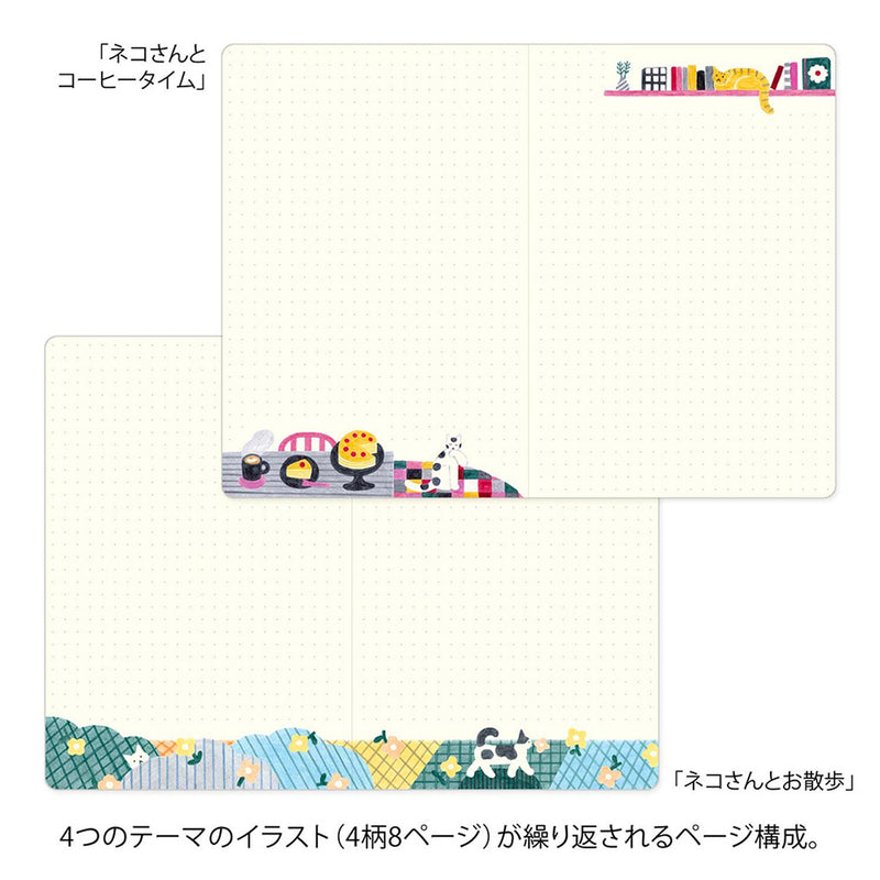 Midori Yuru Log Notebook B6
