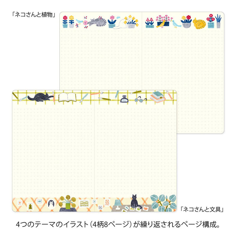Midori Yuru Log Notebook B6