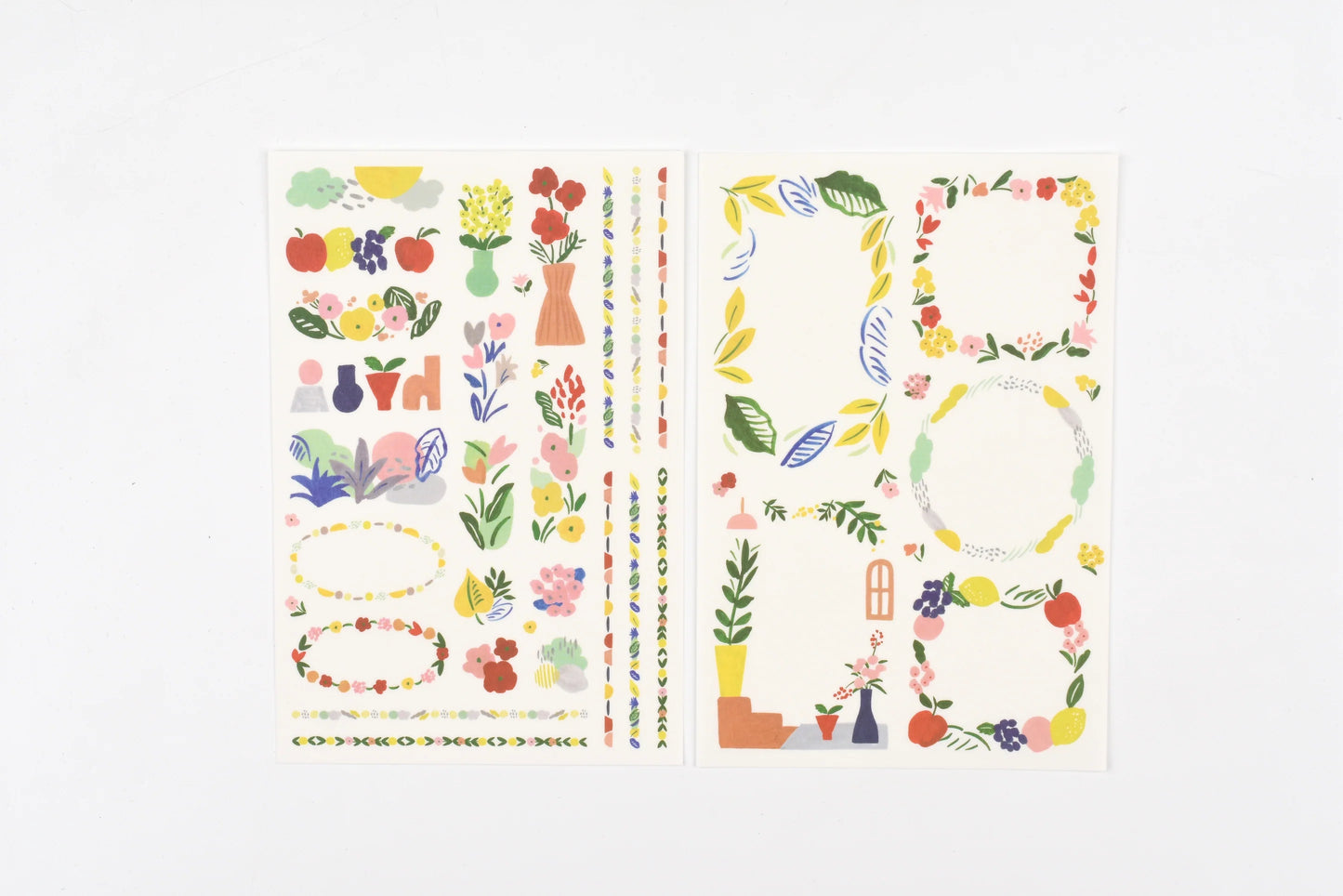 Midori Yuru Log Sticker (2 Sheets)