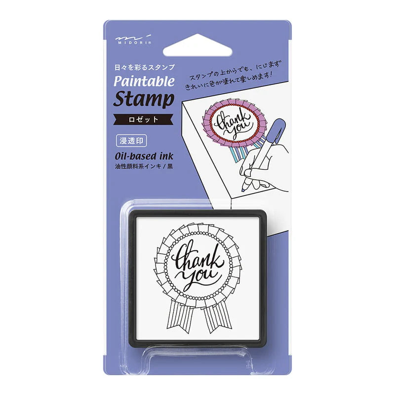 Midori Paintable Stamps Pre-Inked