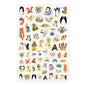 Midori Yuru Log Sticker (1 Sheet)