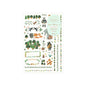 Midori Yuru Log Sticker (2 Sheets)