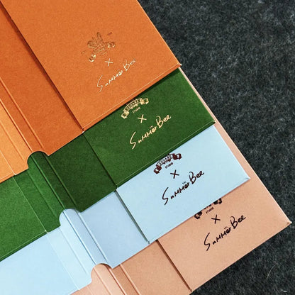 Mint Journal Studio Original Illustrated TN Insert Folder | Four Seasons Foil Storage Folder