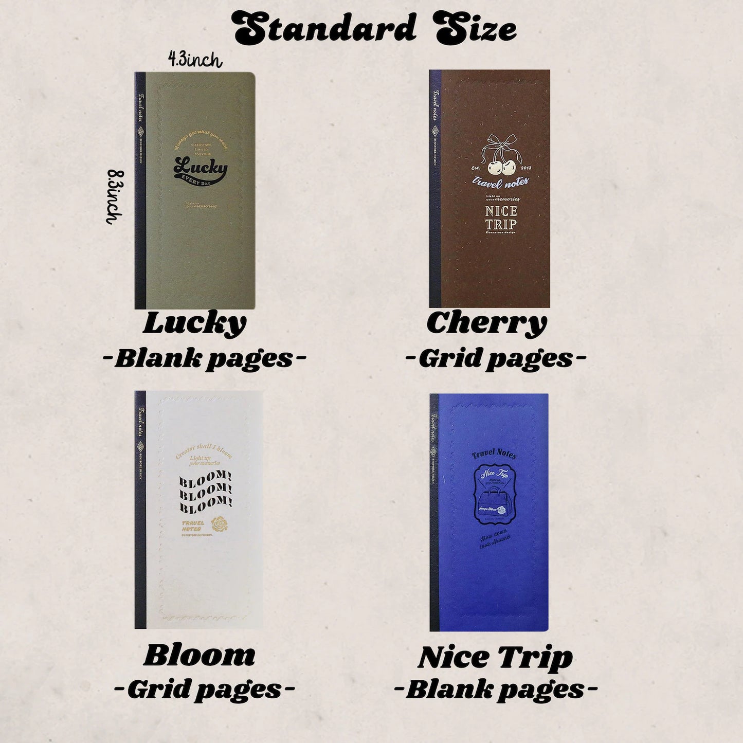 Mint Journal Studio Traveler’s Notebook Inserts [2026 Series]