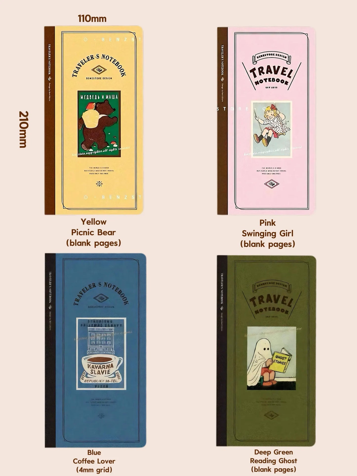 Mint Journal Studio Traveler’s Notebook Inserts