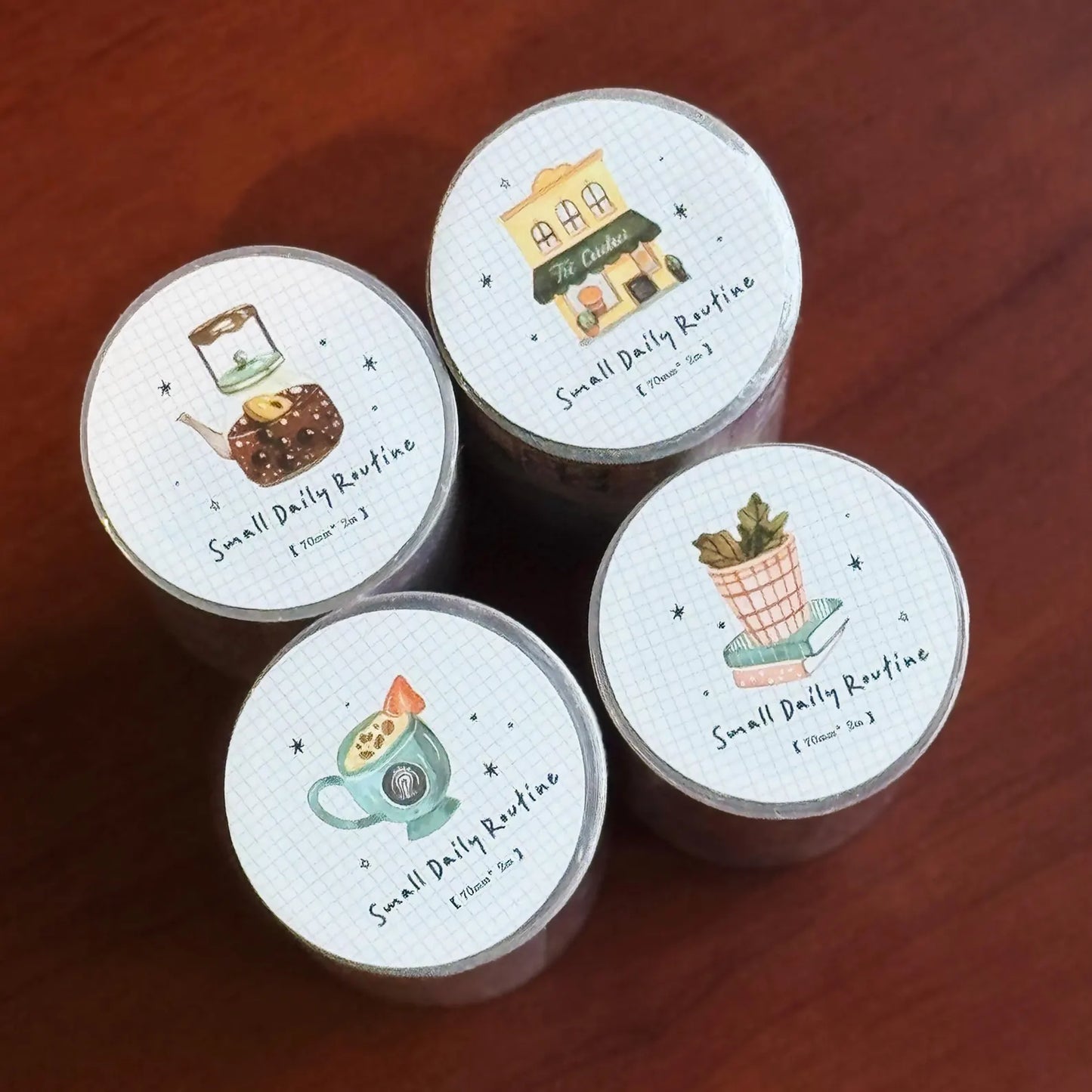 Mint Journal Studio Vintage Hand Drawn Sticker Roll