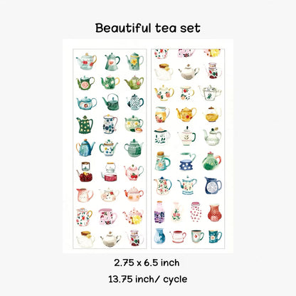 Mint Journal Studio Vintage Hand Drawn Sticker Roll