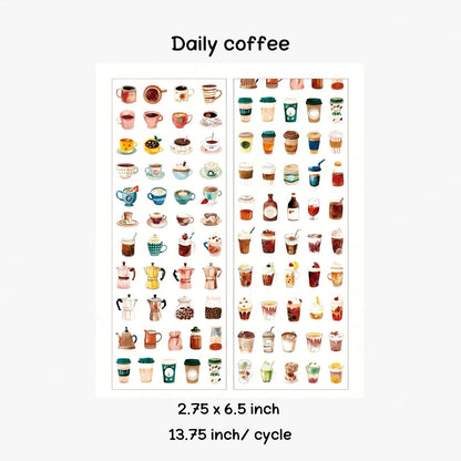 Mint Journal Studio Vintage Hand Drawn Sticker Roll