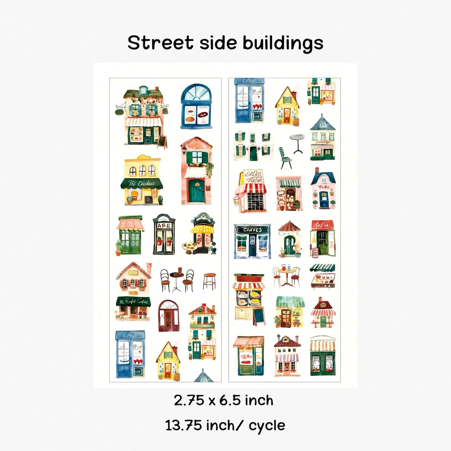 Mint Journal Studio Vintage Hand Drawn Sticker Roll