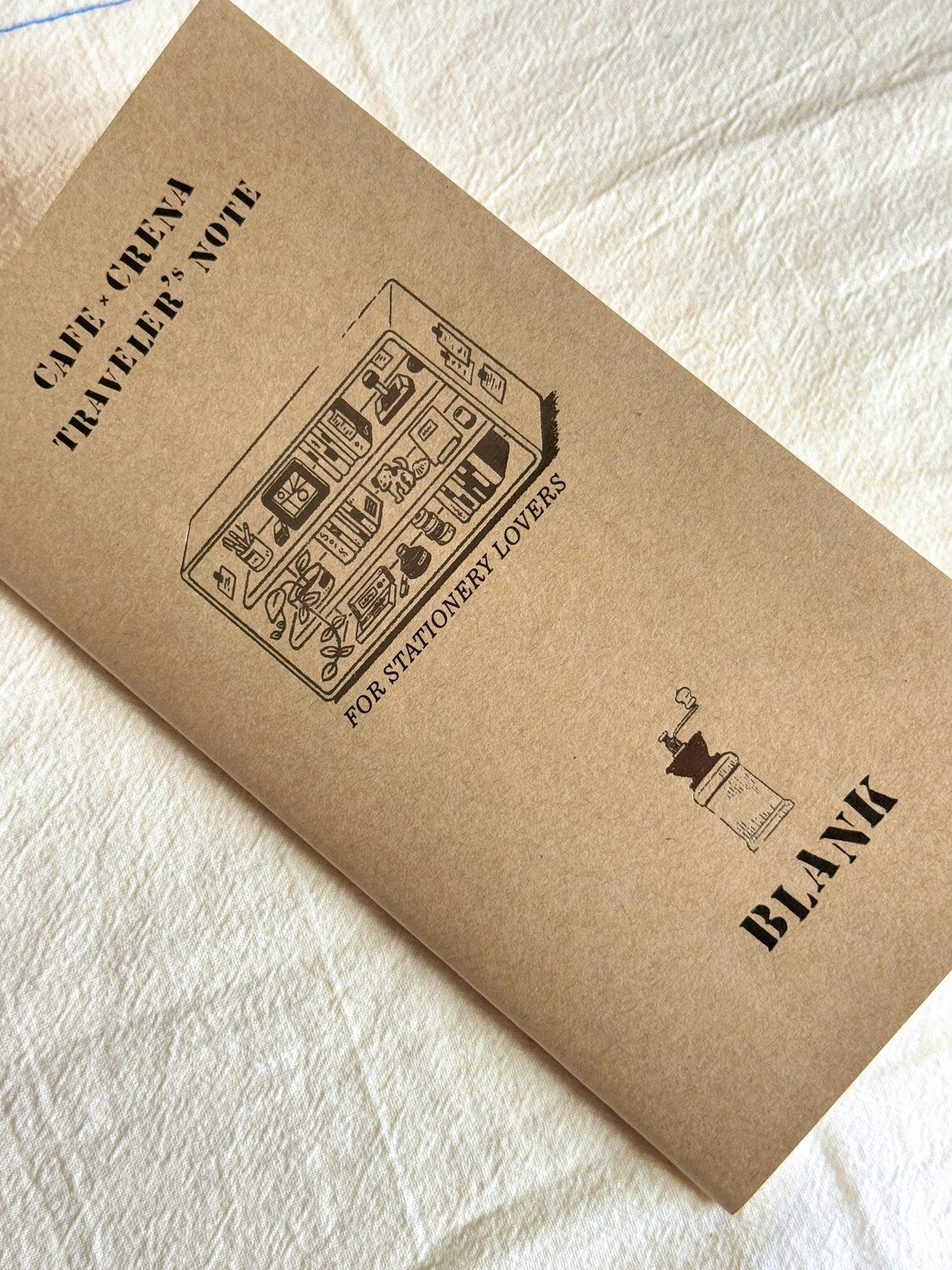 Mint Journal Studio Vintage Traveler's Notebook Insert - Cafe x Crena [Blank]