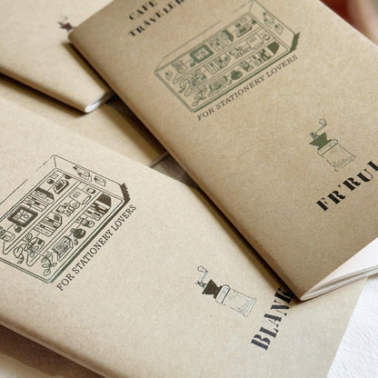 Mint Journal Studio Vintage Traveler's Notebook Insert - Cafe x Crena [Blank]