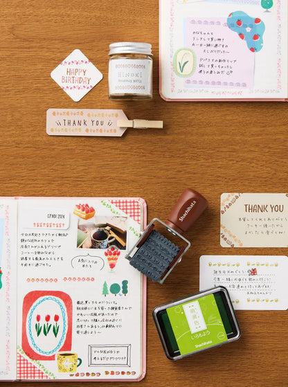 Shachihata Rotating Decoration Stamp Regular