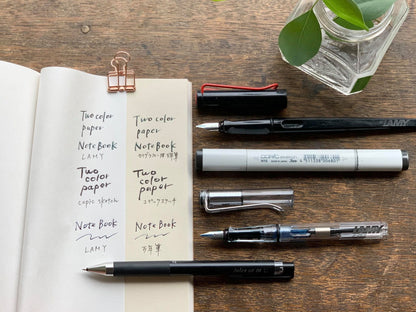 OEDA Letterpress Two Color Paper Notebook Regular Size