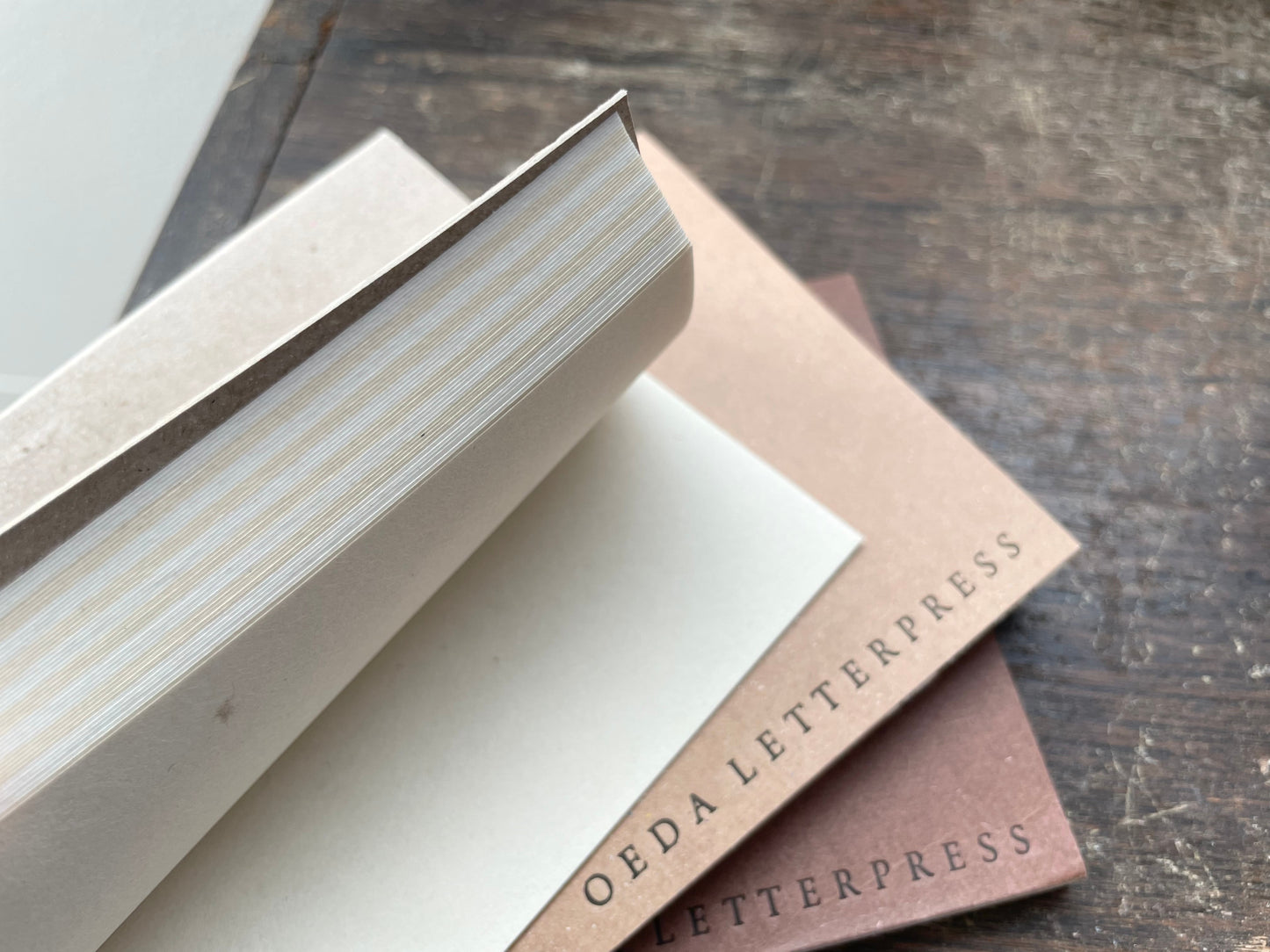 OEDA Letterpress Two Color Paper Notebook Regular Size