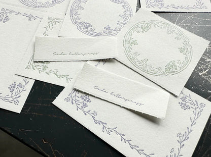 OEDA Letterpress 3 Pattern Label Book