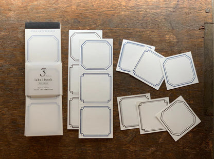 OEDA Letterpress 3 Pattern Label Book
