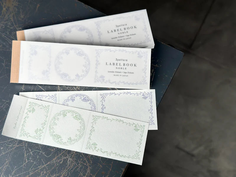 OEDA Letterpress 3 Pattern Label Book